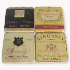 Elgin French Wine Coasters